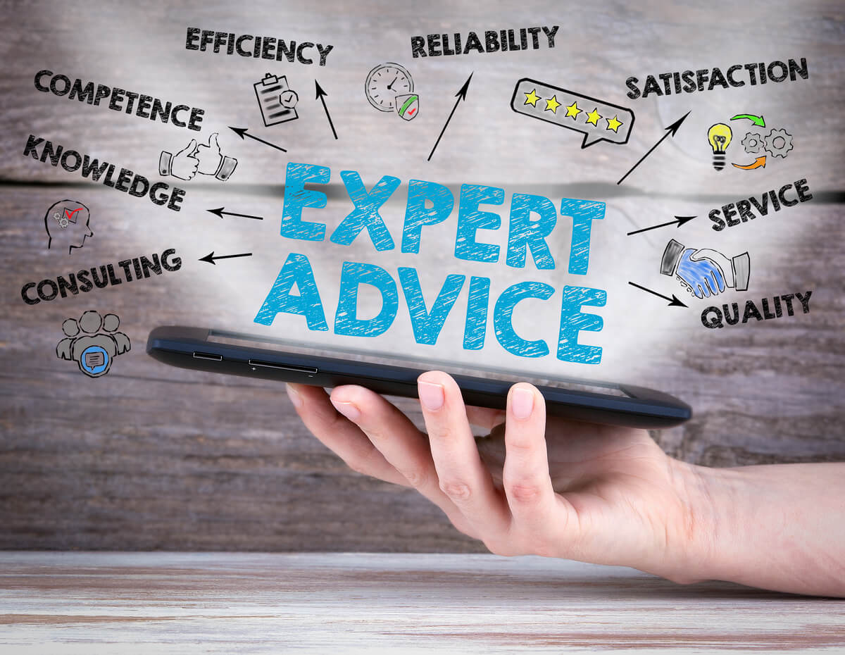 take advice from experts image