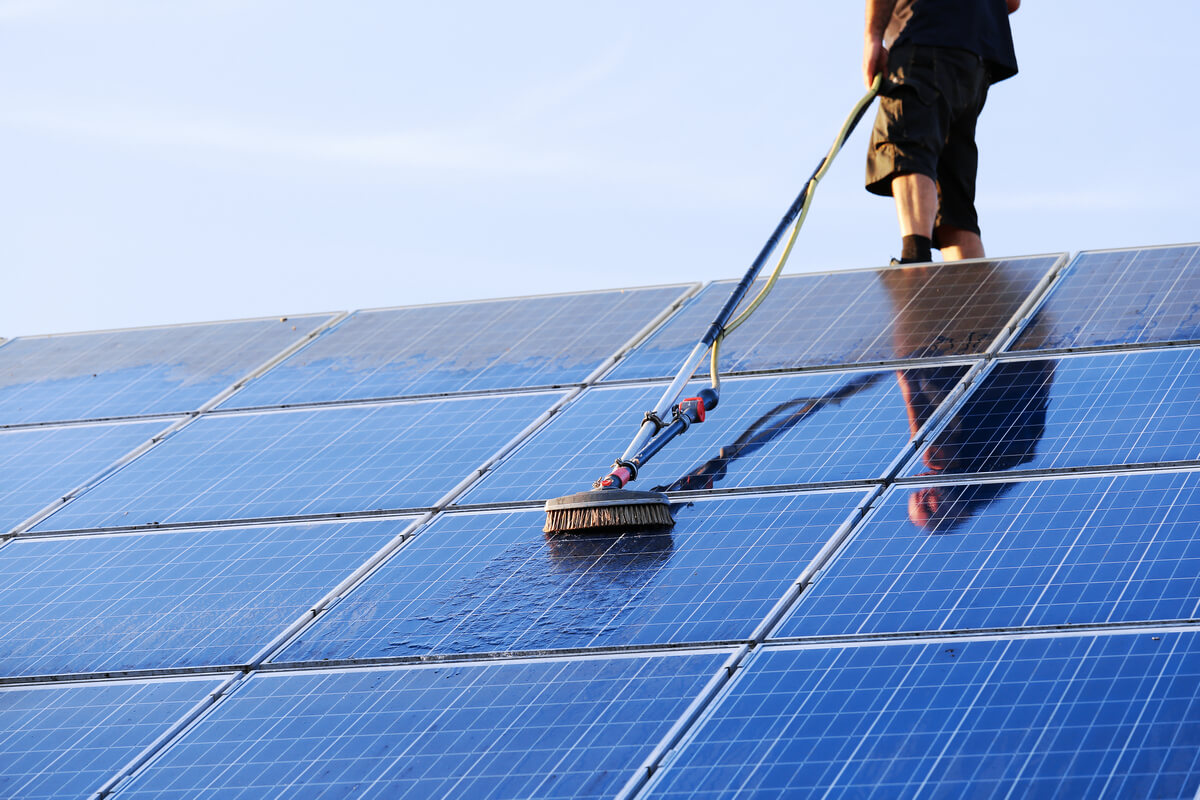 Solar Panel Cleaning and Maintenance