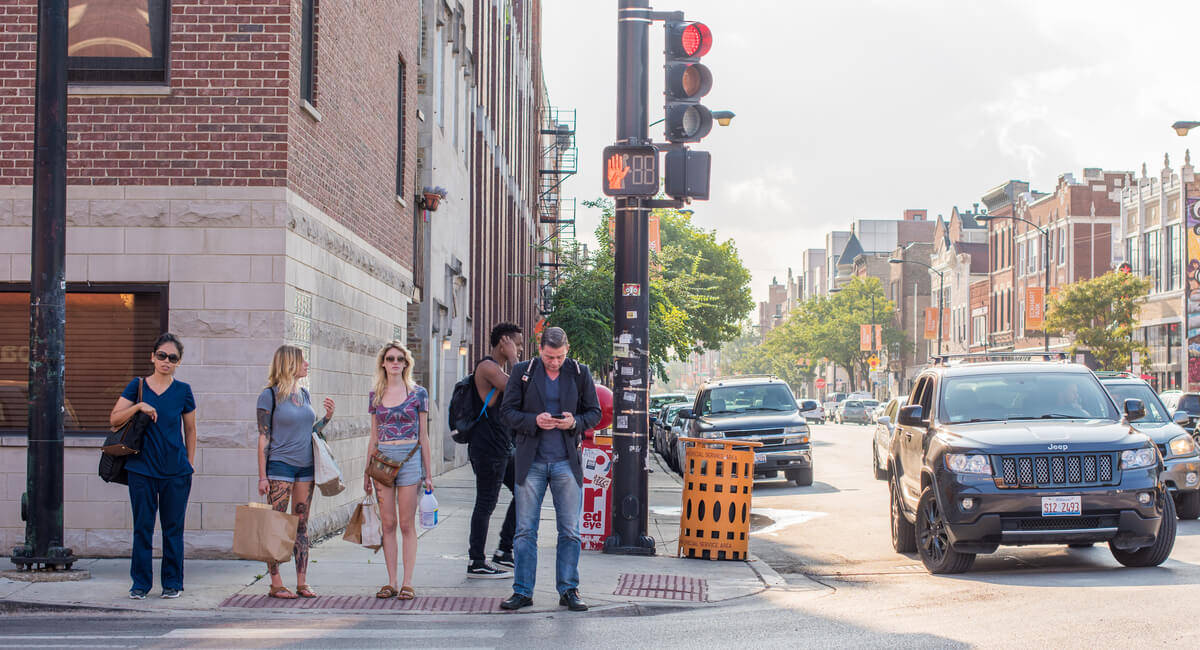 Look for Pedestrian Friendly Features